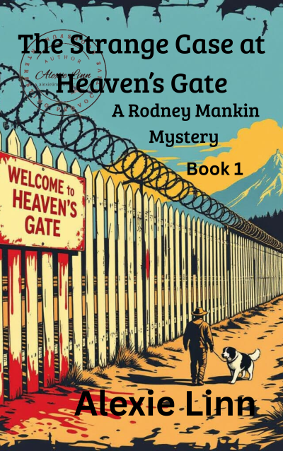 Book cover of The Strange Case at Heaven's Gate. Rodney Mankin Book 1