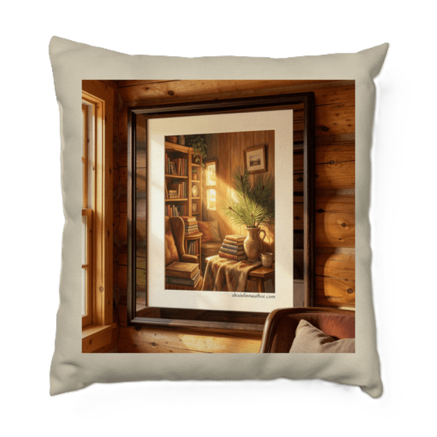 Art print on a pillow