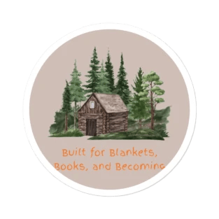 Cabin in the forest magnet