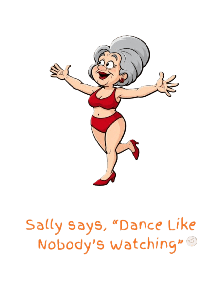 Dance like nobody's watching design
